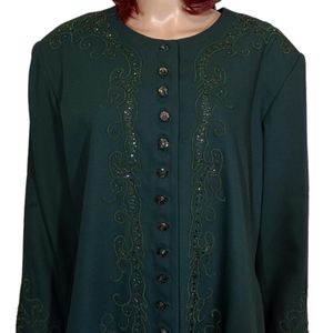 St. Anthony Collection Embellished Jacket Size 18